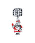 ფოტო #1 პროდუქტის Holiday Christmas Red Santa Claus Dangle Charm Bead For Women For Enamel Sterling Silver Fits European Bracelet