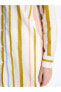 LCW Modest Desenli Uzun Kollu Oversize Kadın Gömlek Tunik