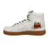 Фото #6 товара Diadora Mi Basket X Peanuts High Top Mens White Sneakers Casual Shoes 175406-20
