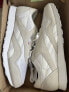 Фото #6 товара REEBOK Classic Nylon Faux Suede White Light Gray Shoes Men's Sizes Sneakers 6390