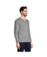 ფოტო #4 პროდუქტის Men's Knit Rib Pajama Henley T-Shirt