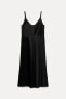 SATIN SLIP DRESS - ZW COLLECTION