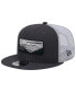 ფოტო #1 პროდუქტის Men's Black, White Portland Timbers Outdoor Trucker 9FIFTY Snapback Hat