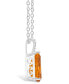 ფოტო #3 პროდუქტის Women's Citrine (2-3/4 ct.t.w.) and Diamond Accent Pendant Necklace in Sterling Silver