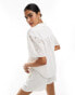 New Look broderie overhead shirt in white