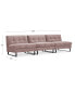 Фото #9 товара CLOSEOUT! Kathya 120" 3-Pc. Fabric Modular Sofa, Created for Macy's