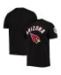 Фото #1 товара Men's Black Arizona Cardinals Pro Team T-shirt