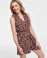 Фото #3 товара Women's Belted Romper, Created for Macy's