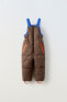 Water-repellent and wind-resistant ski collection dungarees