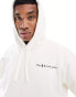 Polo Ralph Lauren script logo heavyweight fleece hoodie in cream Бежевый, M - Chest 38-40 - фото #2