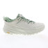 Фото #1 товара Hoka Kaha Low GTX 1123114-CTBS Mens White Leather Athletic Hiking Shoes