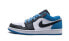 Фото #3 товара Кроссовки Nike Air Jordan 1 Low Laser Blue (Белый, Черный)