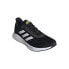 Фото #1 товара Мужские кроссовки спортивные для бега черные текстильные низкие Adidas Galaxar Run