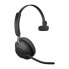 Jabra Evolve2 65 USB-C Black MS Mono - Wireless - Office/Call center - 20 - 20000 Hz - 99.2 g - Headset - Black