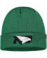 ფოტო #1 პროდუქტის Men's Kelly Green North Dakota Raised Cuffed Knit Hat