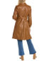 Фото #2 товара Elie Tahari Long Belted Coat Women's