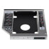 Фото #2 товара HDD/SSD SATA Optical Unit Adaptor (9,5 mm) Ewent EW7003