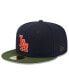 Фото #4 товара Men's Navy Los Angeles Dodgers Sprouted 59FIFTY Fitted Hat