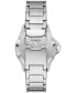 Фото #1 товара Men's GMT Dual Time Stainless Steel Bracelet Watch 42mm