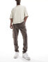 Фото #5 товара ASOS DESIGN slim cargo trousers in brown