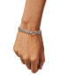 ფოტო #2 პროდუქტის Diamond Horseshoe Heart Link Bracelet (1/4 ct. t.w.) in Sterling Silver
