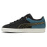 Фото #3 товара Puma X Usain Bolt Suede Lace Up Mens Black Sneakers Casual Shoes 39947701