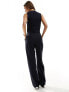 Фото #3 товара Mango waistcoat tailored jumpsuit in navy