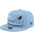 ფოტო #1 პროდუქტის Men's Light Blue Memphis Grizzlies Gameday 59FIFTY Snapback Hat