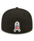 Фото #2 товара Men's Black Cleveland Browns 2022 Salute To Service Low Profile 59FIFTY Fitted Hat