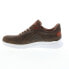 Фото #5 товара Bruno Magli Falcone BM1FCNB0 Mens Brown Leather Lifestyle Sneakers Shoes 8