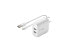 Фото #1 товара BELKIN WCE001dq1MWH White BOOST CHARGE Dual USB-A Wall Charger 24W + USB-A to US