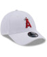 Фото #4 товара Men's White Los Angeles Angels League II 9FORTY Adjustable Hat