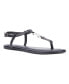 Фото #1 товара Women's Kaia T-Strap Sandal With Metal Hardware