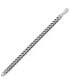 ფოტო #4 პროდუქტის Men's Curb Link Chain Bracelet in Sterling Silver & Black Ruthenium-Plate