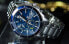 CASIO卡西欧 EDIFICE系列 海洋之心 经典三针三眼 独角兽 太阳能石英机芯 不锈钢表带 日韩表 男表 蓝色表盘 EFS-S510D-2AVUPR / Кварцевые часы Casio Edifice EFS-S510D-2AVUPR
