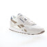 Reebok Classic Nylon Mens Beige Suede Lace Up Lifestyle Sneakers Shoes