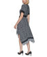 ფოტო #2 პროდუქტის Women's Handkerchief-Hem Belted Dress