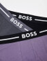 Фото #2 товара Boss Bodywear bold 3 pack trunks in multi