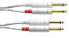 Cordial CFU 6 PP-SNOW - 2 x 6.35mm - Male - 2 x 6.35mm - Male - 6 m - White