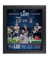 New England Patriots Framed 15" x 17" Super Bowl LIII Champions Team Collage