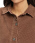 ფოტო #3 პროდუქტის Women's Cotton Kick Back Washed Cord Shacket