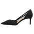 Фото #3 товара Nina Noreen Rhinestone Pointed Toe Wedding Pumps Womens Black Dress Casual NOREE