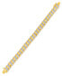 ფოტო #2 პროდუქტის Diamond Accent S Link Bracelet in Gold-Plate