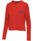 Фото #2 товара Women's Red New England Patriots Pocket Thermal Long Sleeve T-shirt