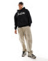 Sean John retro pullover hoodie in black with logo print Черный, S - фото #2