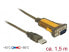 Фото #3 товара Delock 65840 - Black - Yellow - 1.5 m - USB Type-A - DB-9 - Male - Male