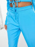 Фото #5 товара COLLUSION flared trouser in blue co-ord