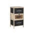 Фото #1 товара Тумба с ящиками Home ESPRIT Чёрный Натуральный Деревянный 40 x 30 x 73,5 cm