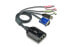 Фото #1 товара ATEN KA7178-AX - USB - VGA - Black - RJ-45 - 2 x RJ-45 Female - 1 x USB Type A Male - 1 x HDB-15 Male - 2 x Mini Stereo Plug