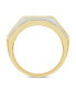 ფოტო #3 პროდუქტის Men's Diamond Three Row Ring (2 ct. t.w.) in 10k Gold